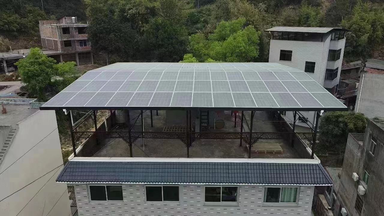 焦作15kw+10kwh自建别墅家庭光伏储能系统